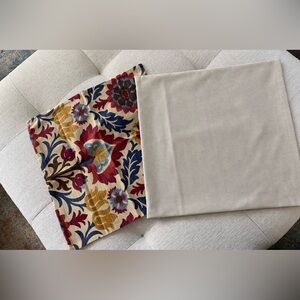 Handmade Artisan Floral Throw Pillow Covers 18x18